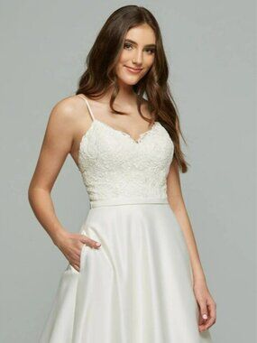 grey satin bridesmaid dresses KissProm main image 1